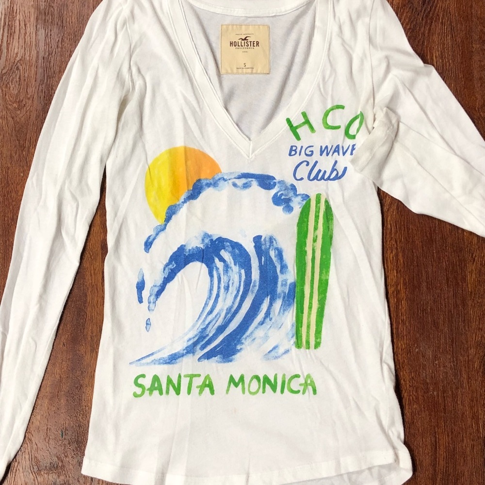 Vintage Hollister graphic long sleeve tee